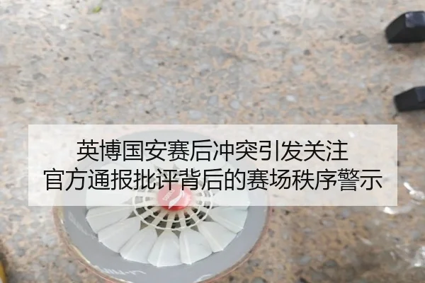 英博国安赛后冲突引发关注 官方通报批评背后的赛场秩序警示